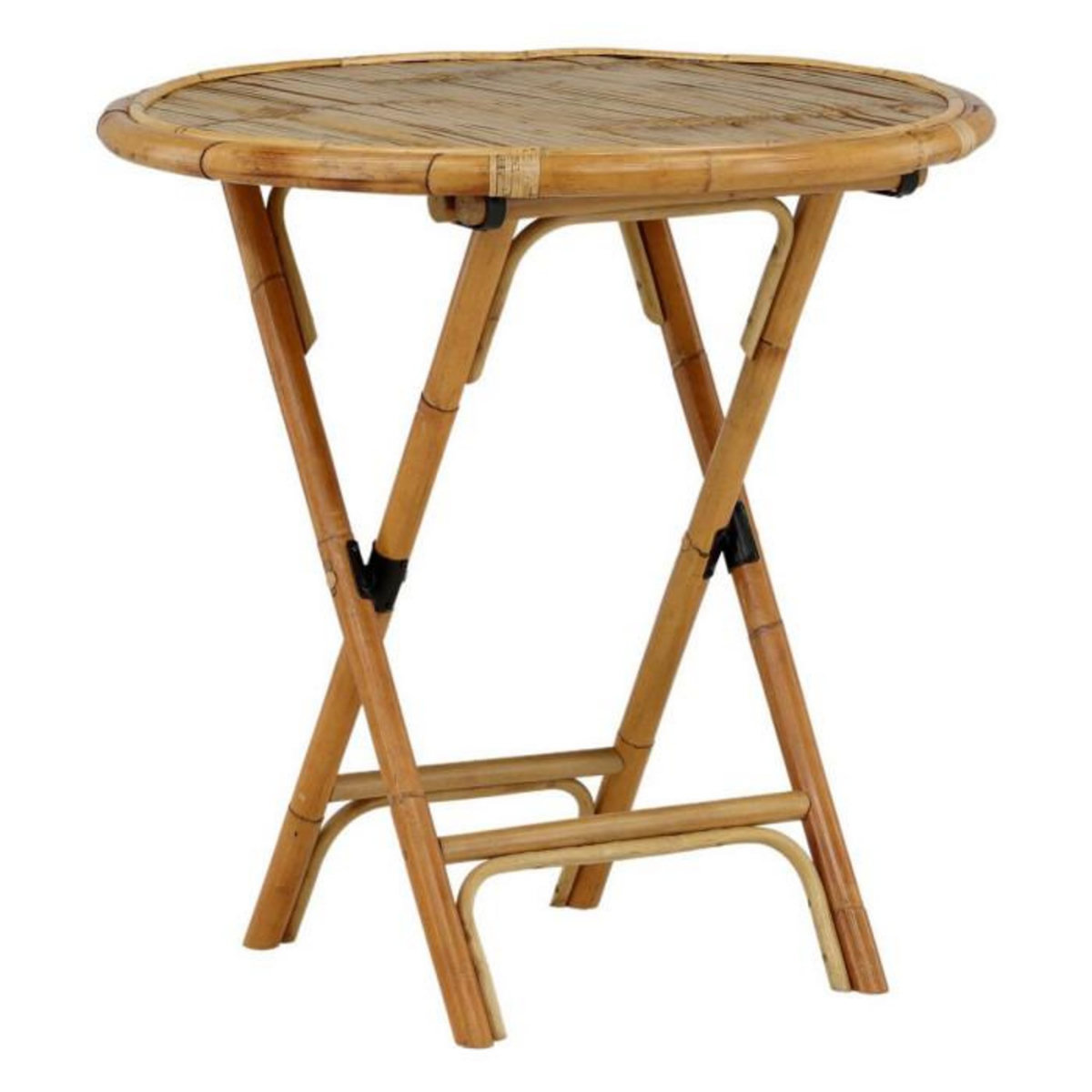 Paris Prix Table de Jardin  Cane  80cm Naturel