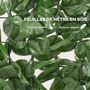 Voir la diapositive 5 : OUTSUNNY Haie Artificielle Brise-Vue décoration Rouleau 3L x 1H m Feuillage hêtre réaliste Anti-UV, feuilles en soie, Vert foncé