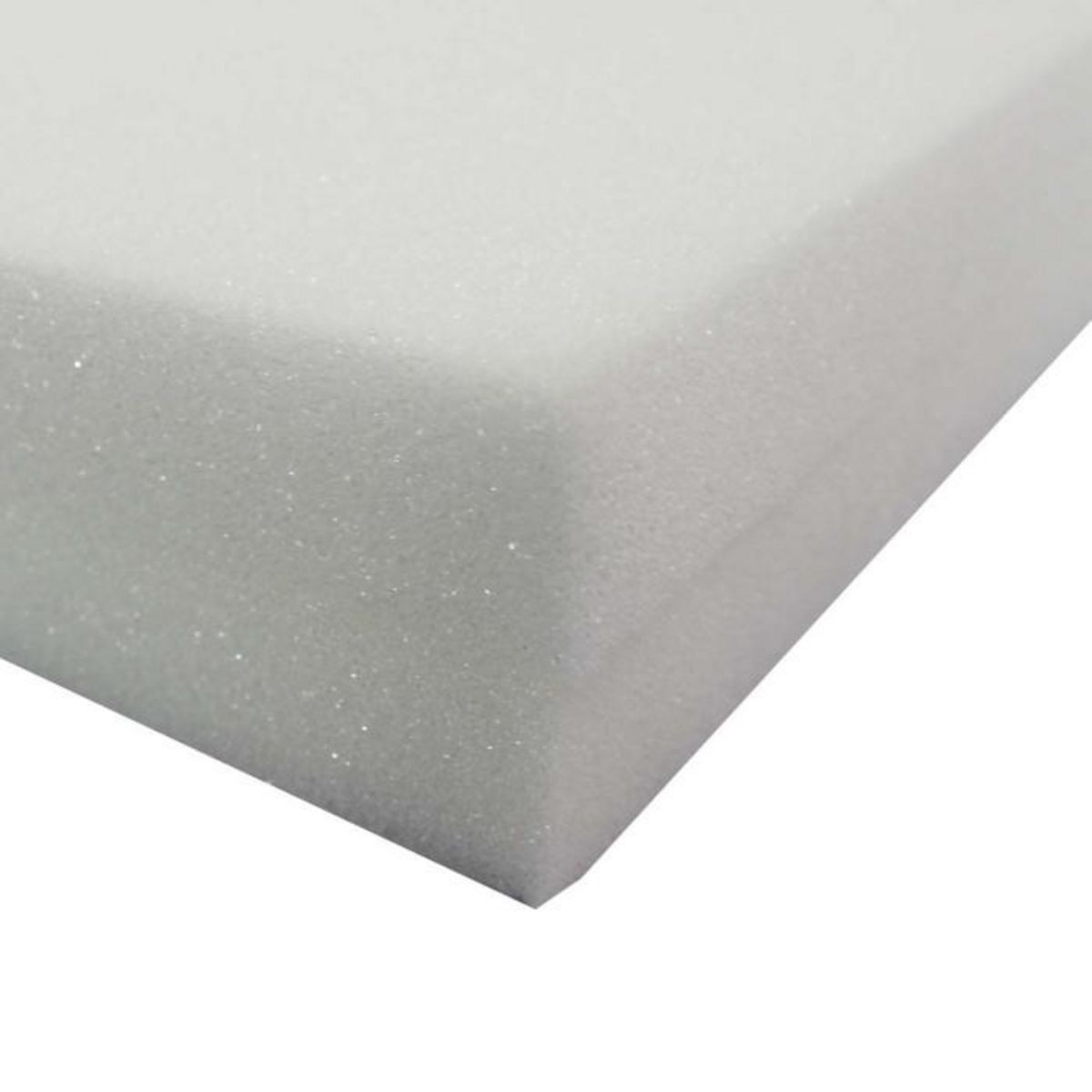 Paris Prix Lot de 2 Galettes de Chaise  Mousse  40x40cm Blanc