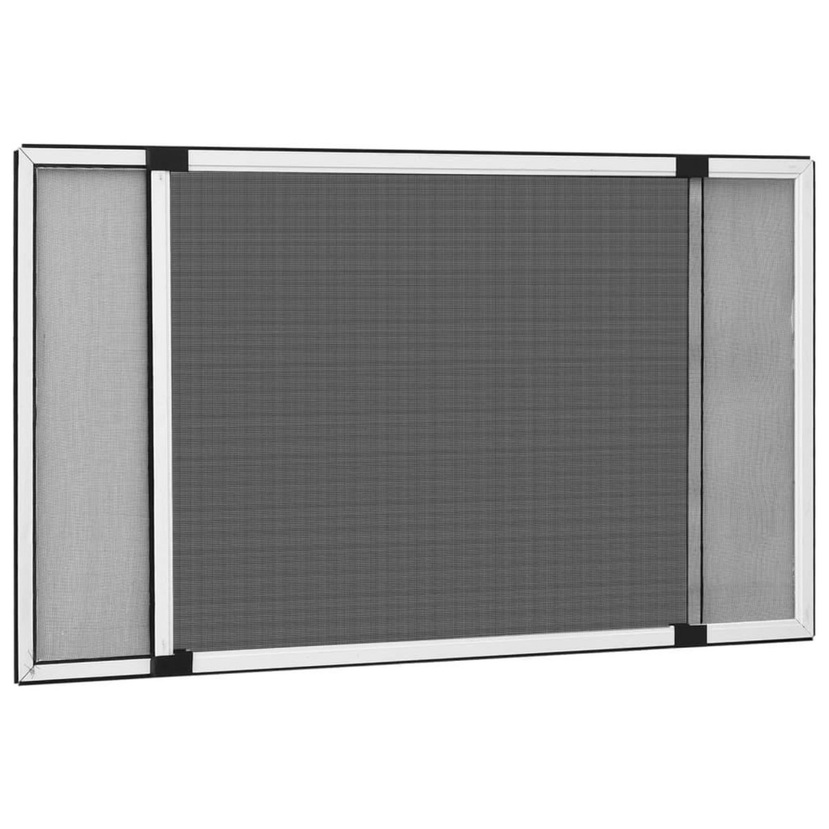 VIDAXL Moustiquaire extensible pour fenetres Blanc (75-143)x50 cm