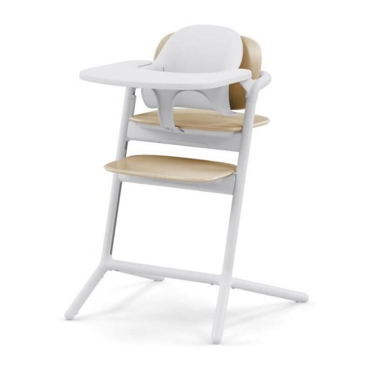 CYBEX CYBEX - Pack 3-en-1 Lemo 2 avec Chaise Haute évolutive, Baby Set et Plateau - Sand White