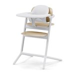 CYBEX CYBEX - Pack 3-en-1 Lemo 2 avec Chaise Haute évolutive, Baby Set et Plateau - Sand White