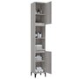 Voir la diapositive 4 : VIDAXL Armoire de bain sonoma gris 30x30x190 cm bois d'ingenierie