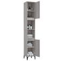 Voir la diapositive 4 : VIDAXL Armoire de bain sonoma gris 30x30x190 cm bois d'ingenierie