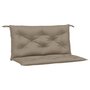 Voir la diapositive 2 : VIDAXL Coussins de banc jardin lot de 2 taupe 100x50x7 cm tissu Oxford