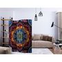 Voir la diapositive 2 : Paris Prix Paravent 3 Volets  Colourful Kaleidoscope  135x172cm