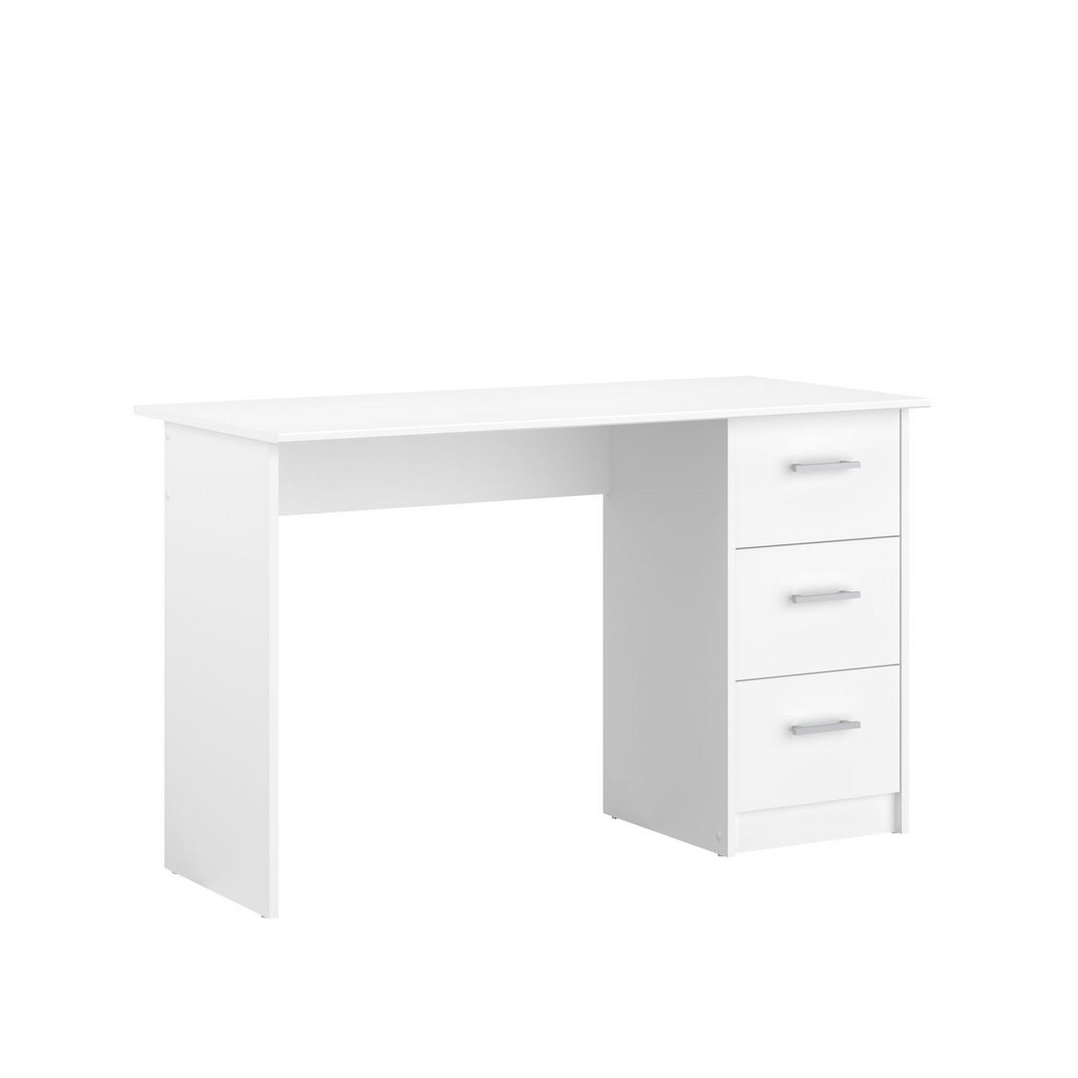 Bureau enfant droit 3 tiroirsL121 x H74 x P55cm STUDY