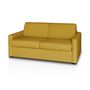 Voir la diapositive 3 : Canapé convertible système couchage express matelas 140x190 17cm 3 places en tissu DYLAN 