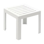 Grosfillex Table basse - GROSFILLEX - Miami - Blanc - 40x40 - Résine