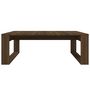 Voir la diapositive 5 : VIDAXL Table basse Chene marron 100x100x35 cm Bois d'ingenierie