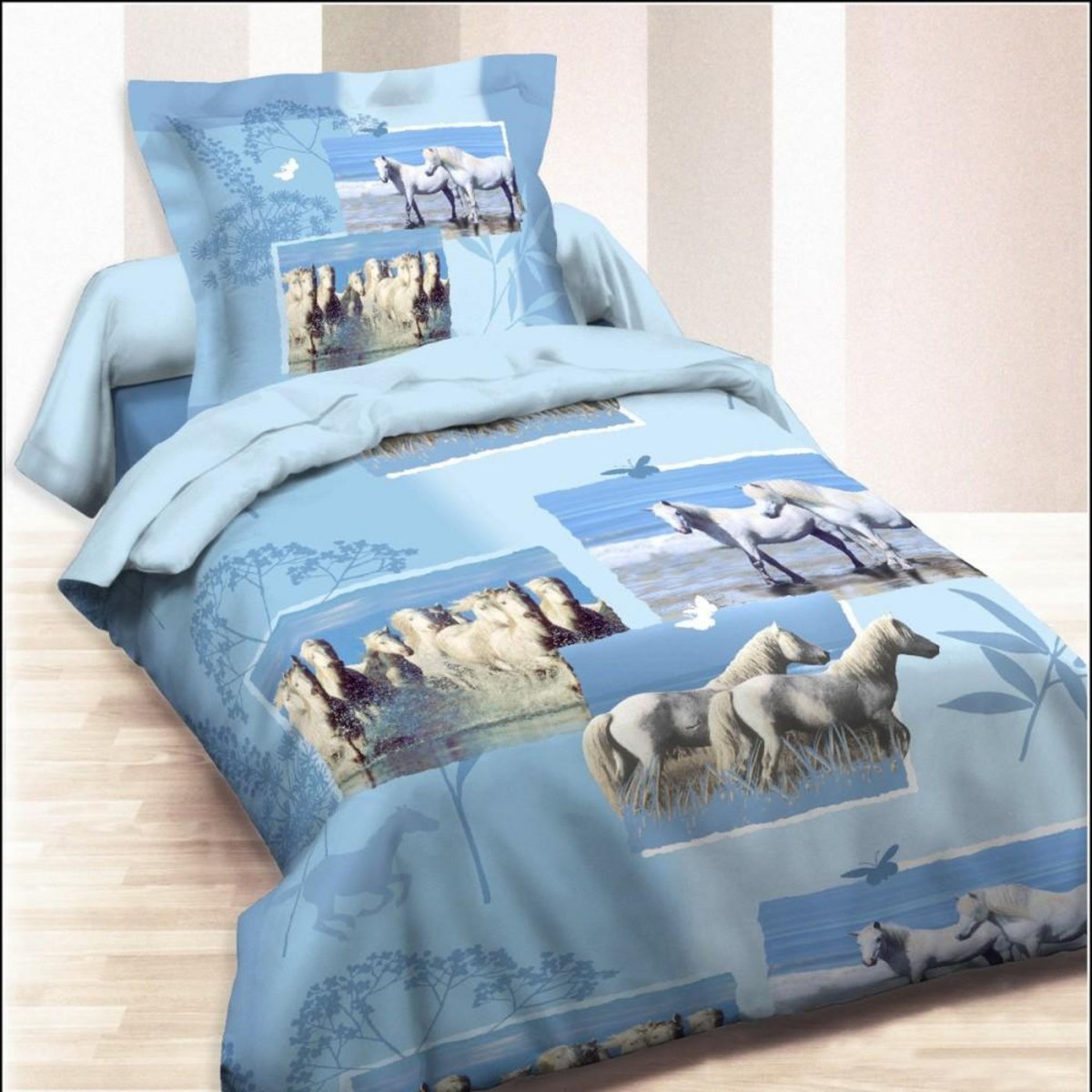 Dourev Housse de couette 140x200 FIONA + 1 taie