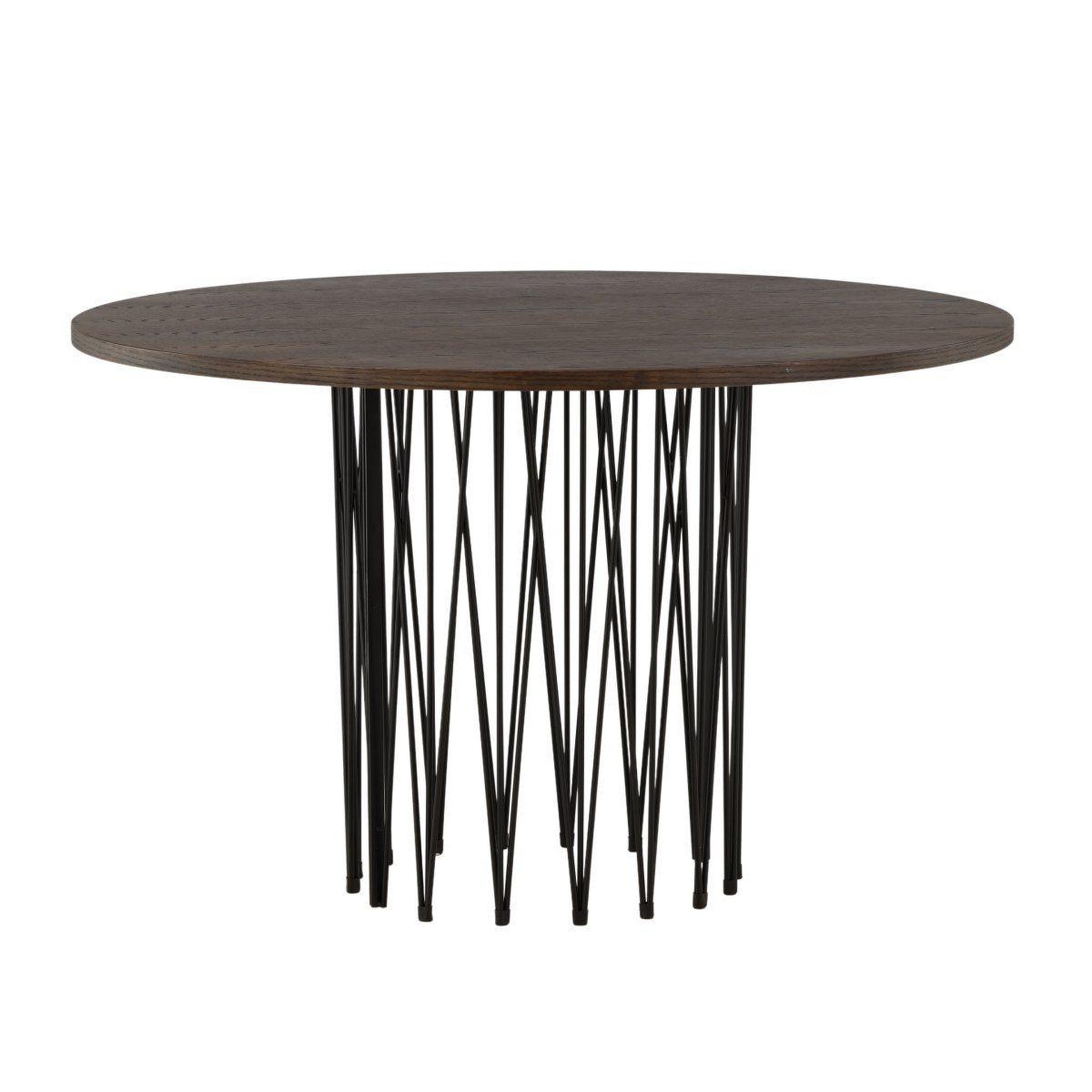Paris Prix Table à manger ronde design  stone  120cm marron