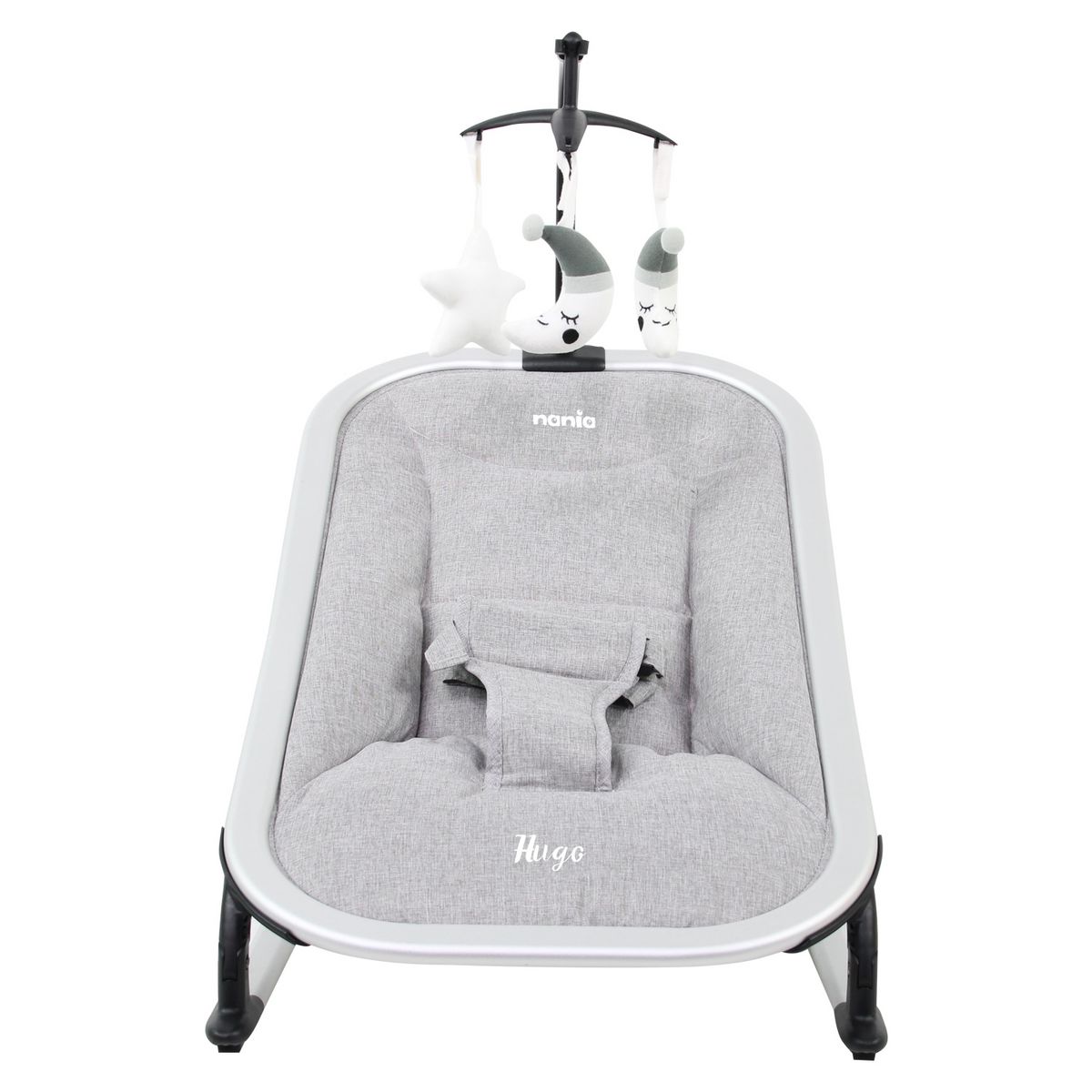 MIGO Transat HUGO 0-6 mois - 9 Kg max - Position fixe ou balancelle - Pliable