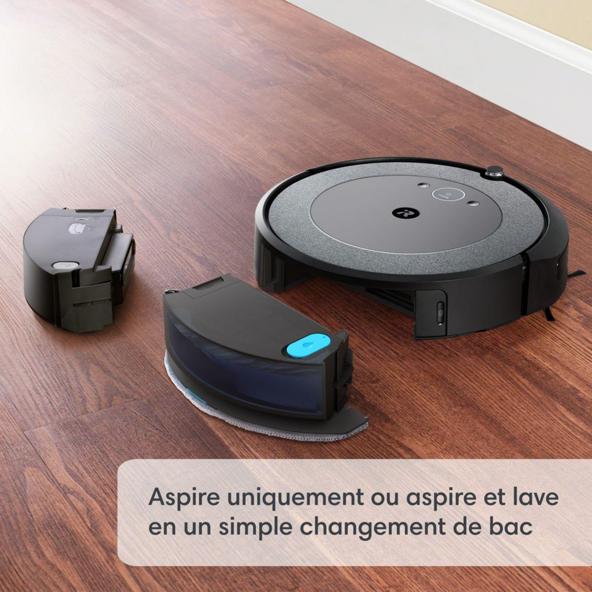 Voir la diapositive 2 : IROBOT Aspirateur robot Roomba Combo i5+