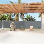 VIDAXL Auvent lateral retractable Anthracite 160x1200 cm