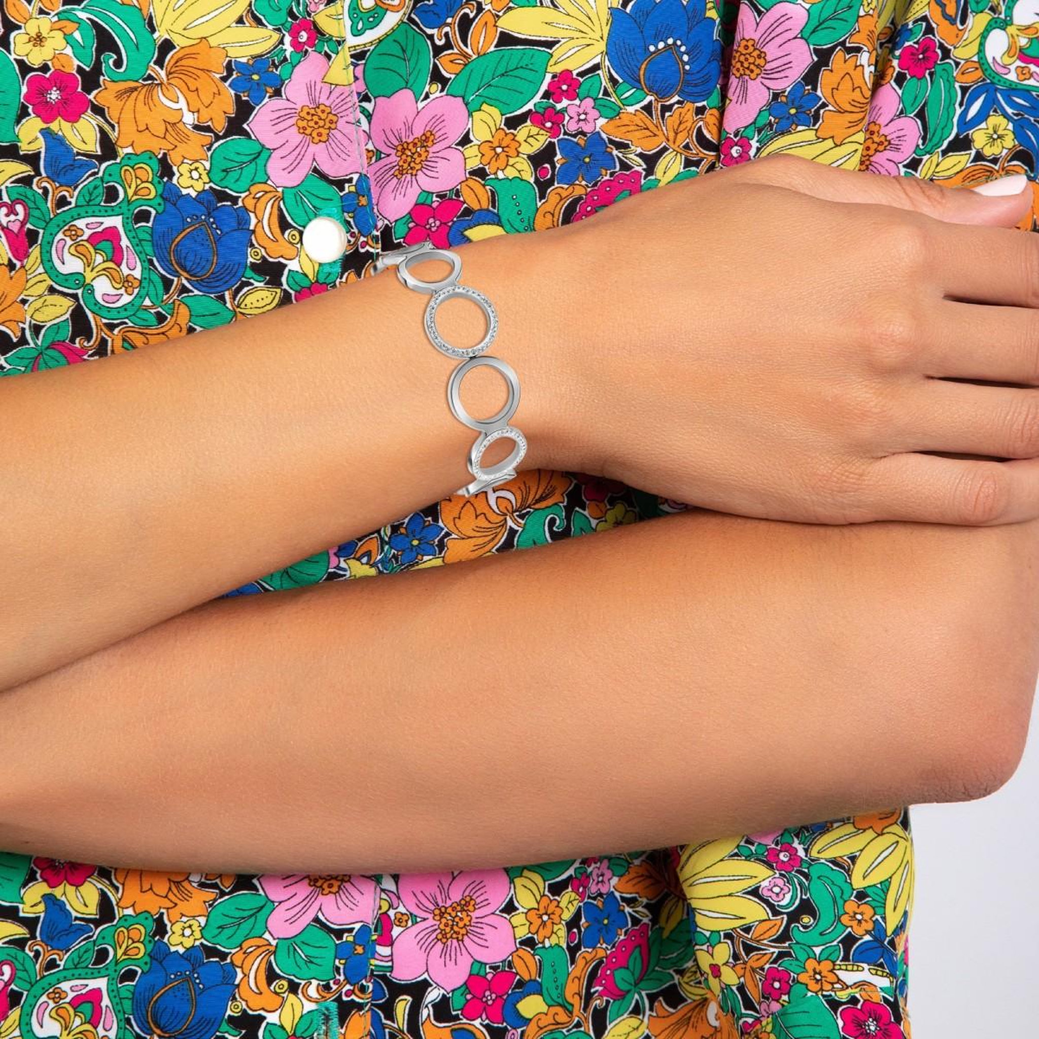 Voir la diapositive 2 : SC CRYSTAL Bracelet par SC Crystal orné de Cristaux scintillants