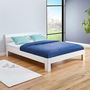 Voir la diapositive 2 : IDIMEX Lit double THOMAS, en pin massif, 140 x 190 cm