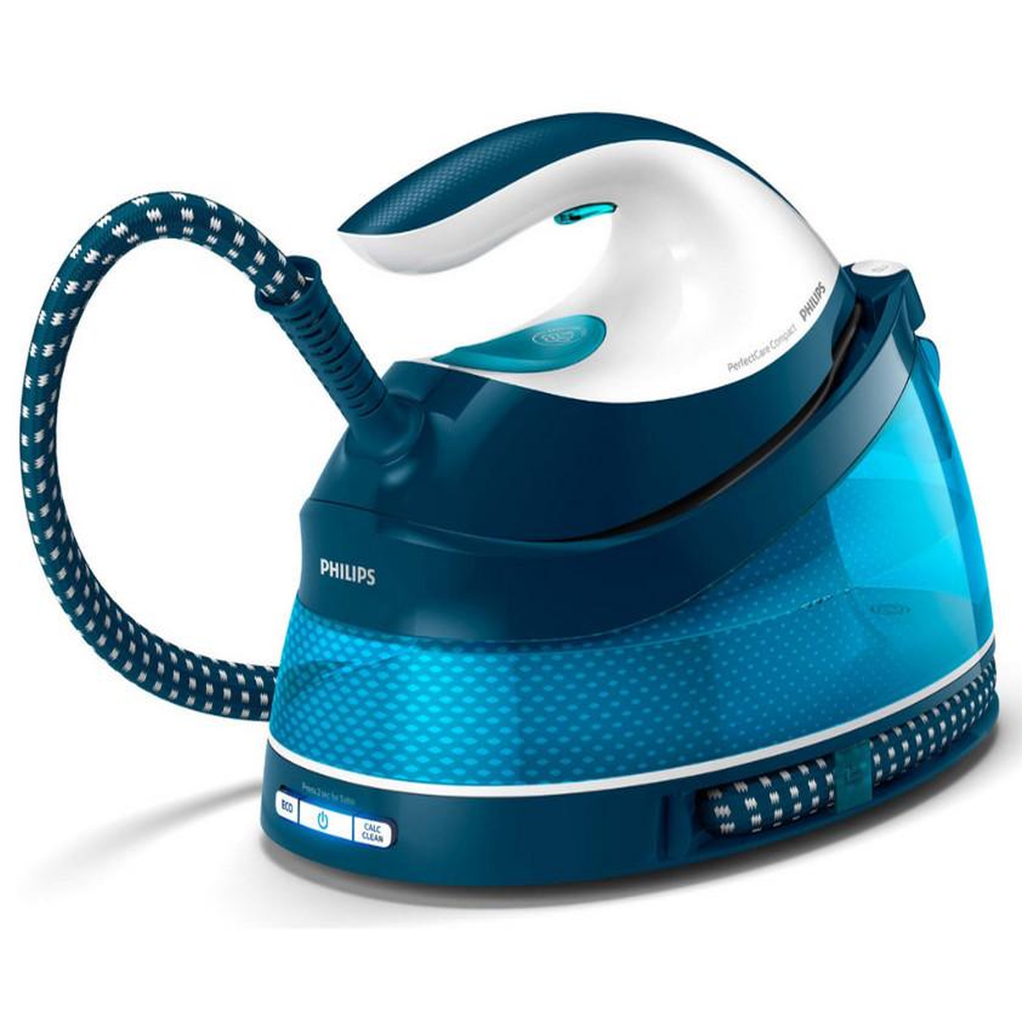 Voir la diapositive 2 : Philips Centrale vapeur 6bars 120gr/min autonomie illimitée - gc7840/20