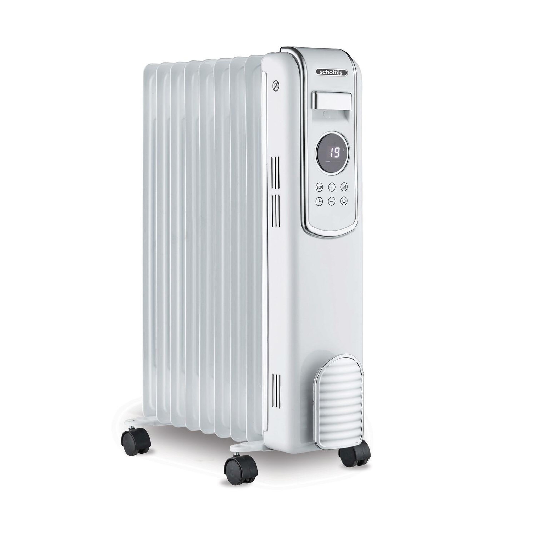 Voir la diapositive 2 : Scholtes Radiateur bain d'huile 2000w blanc - SCHV909B