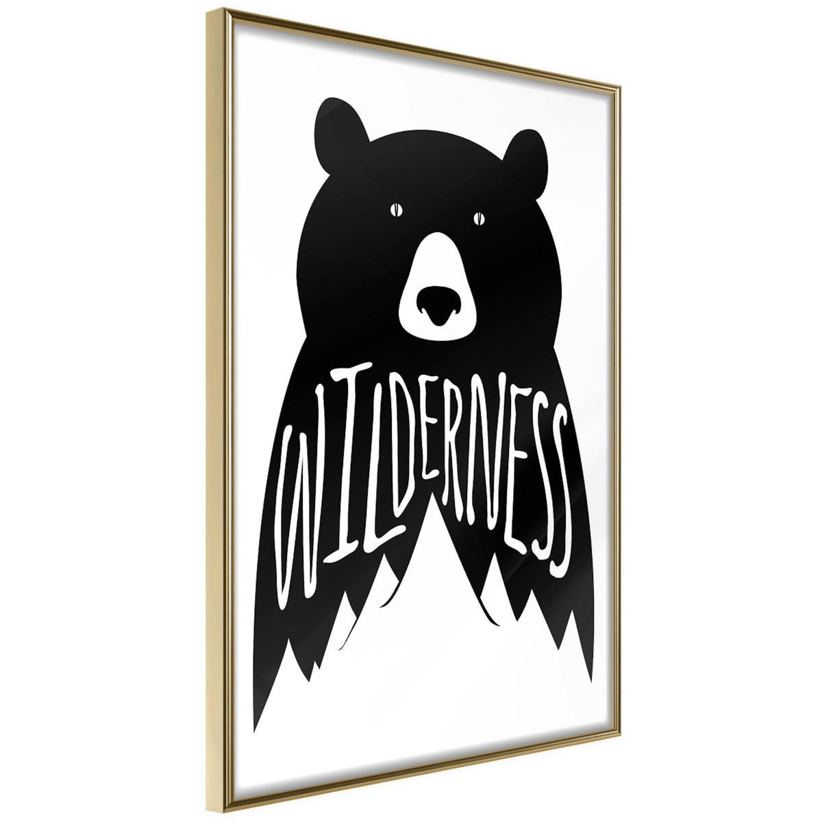 Paris Prix Affiche Murale Encadrée  Wild Bear