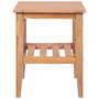 Voir la diapositive 3 : VIDAXL Table basse 40x40x50 cm Carree Teck solide