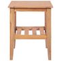 Voir la diapositive 3 : VIDAXL Table basse 40x40x50 cm Carree Teck solide