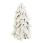 Paris Prix Sapin de Noël à Poser  Bois Flotté  30cm Blanc