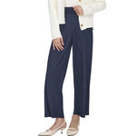 JACQUELINE DE YONG Pantalon Fluide Marine Femme JDY Geggo. Coloris disponibles : Bleu