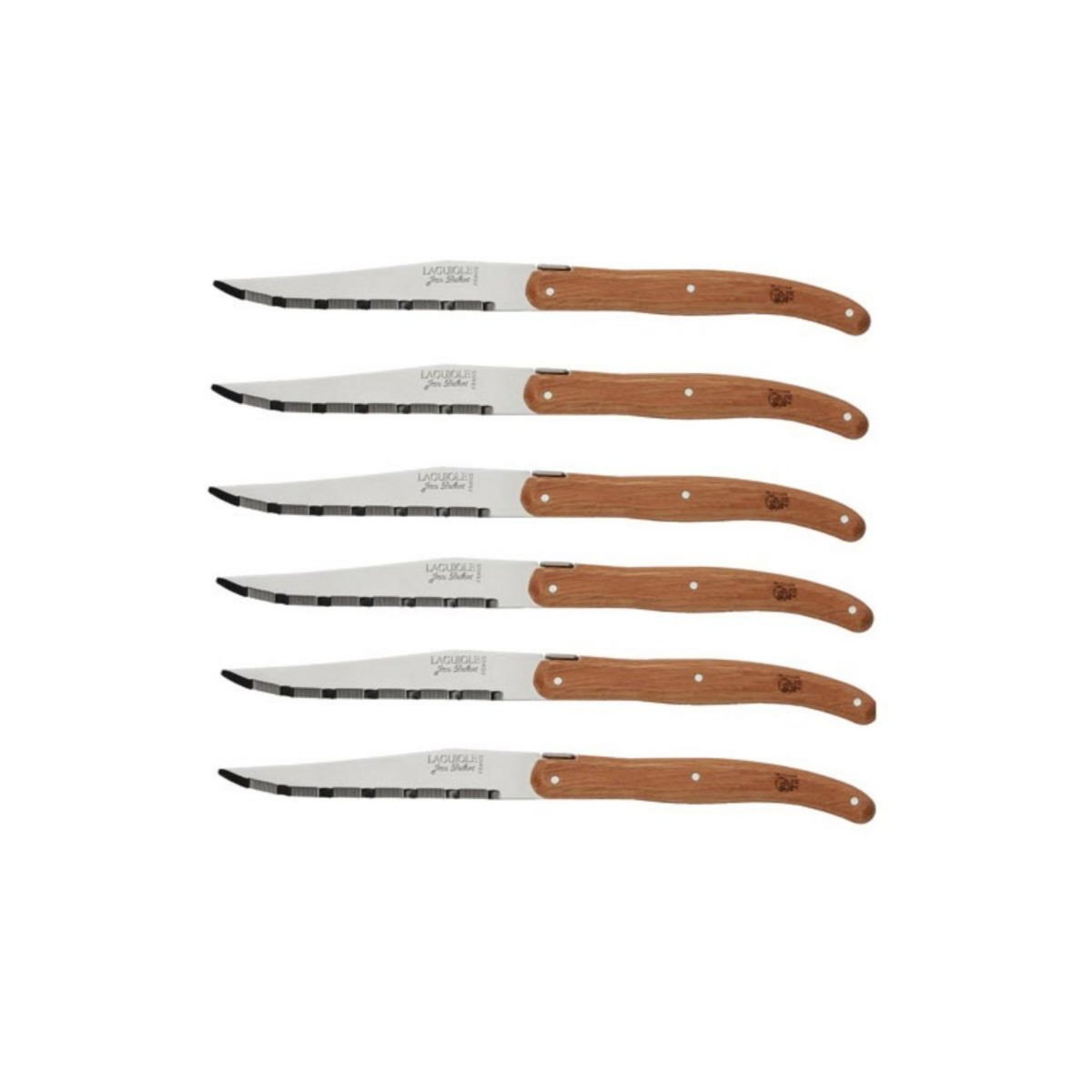 Jean dubost Coffret de 6 couteaux à steak - L0060011PEF175