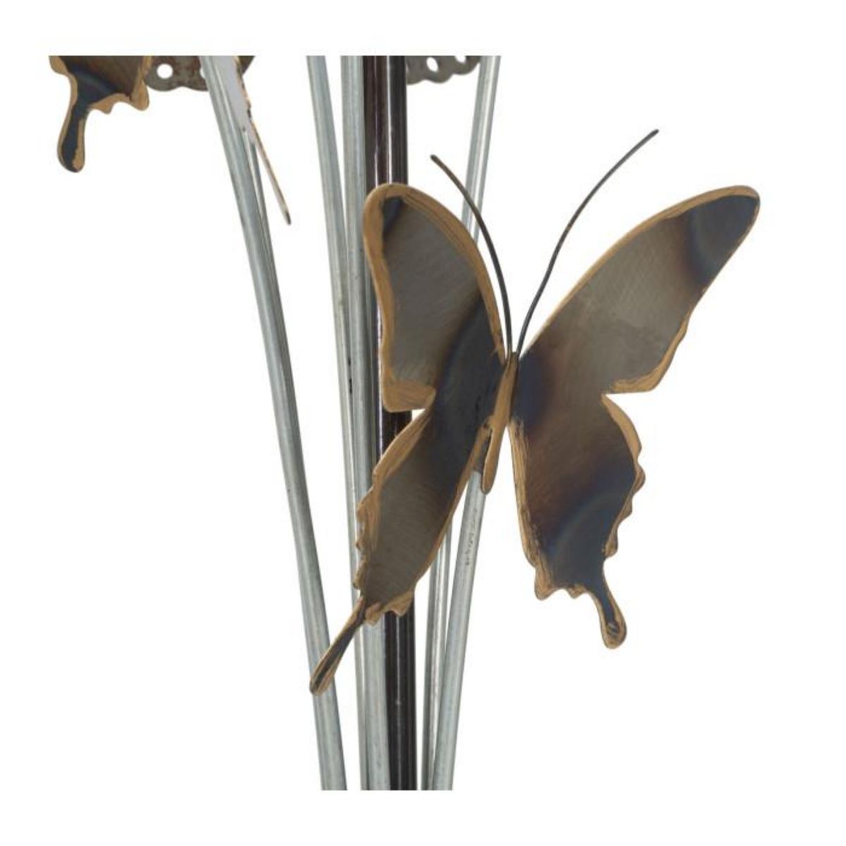 Paris Prix Lampe à Poser en Métal  Papillons  47cm Multicolore