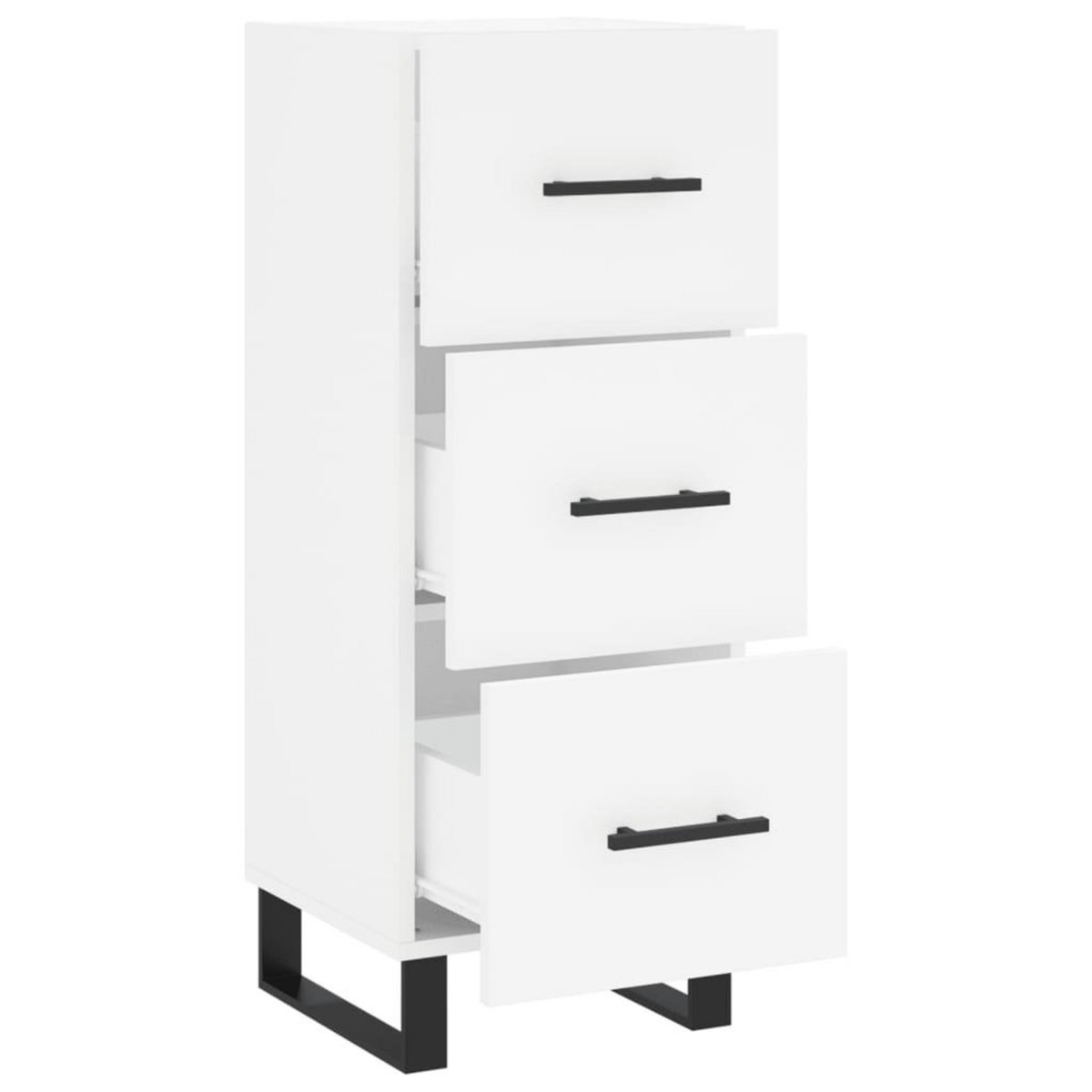 VIDAXL Buffet blanc 34,5x34x90 cm bois d'ingenierie