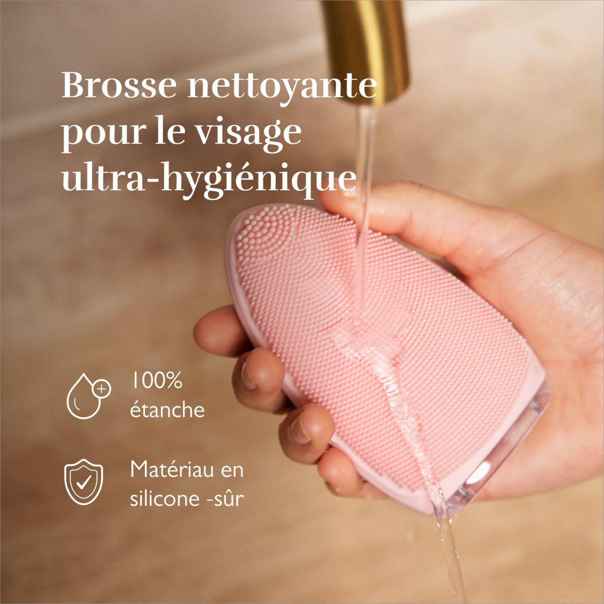 Voir la diapositive 3 : SILK'N Brosse nettoyante visage Bright FB1PE1P001