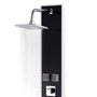 Voir la diapositive 4 : VIDAXL Panneau de douche Verre 18 x 42,1 x 120 cm Noir