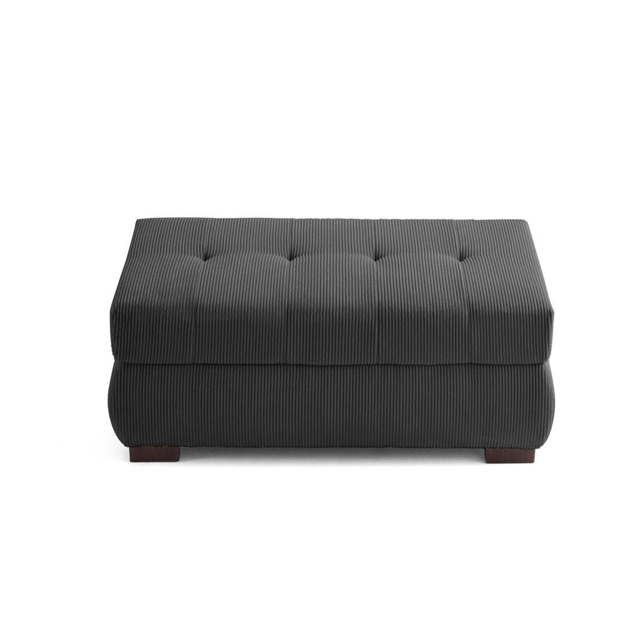 Voir la diapositive 6 : LISA DESIGN Vermont - pouf d'appoint - en velours côtelé