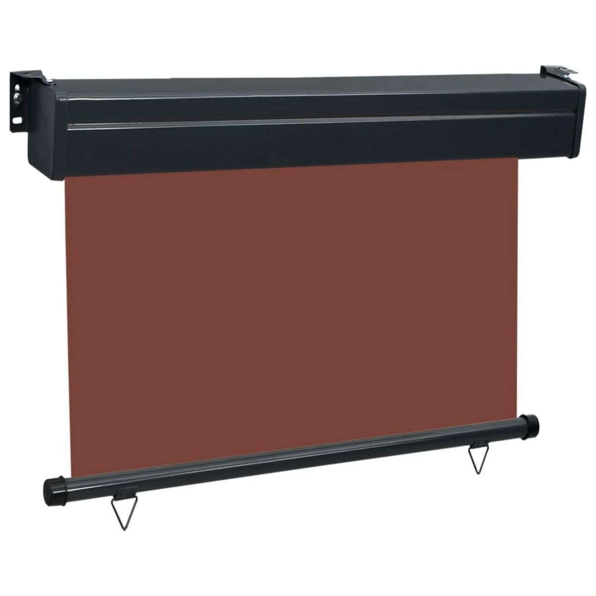 VIDAXL Auvent lateral de balcon 85x250 cm Marron