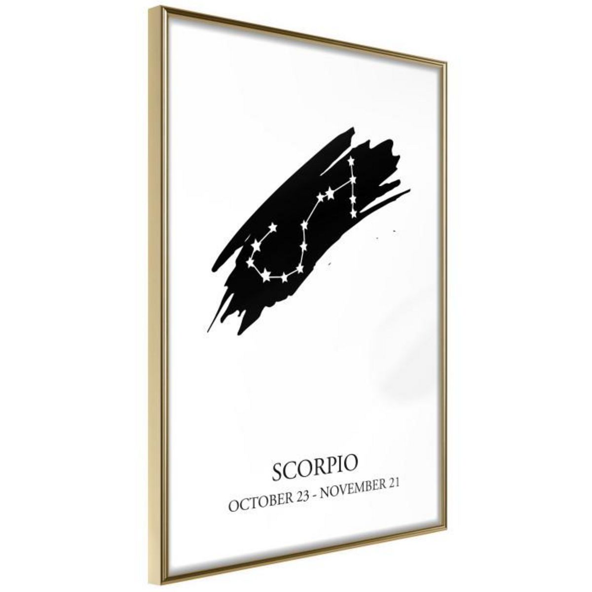Paris Prix Affiche Murale Encadrée  Zodiac Scorpio I