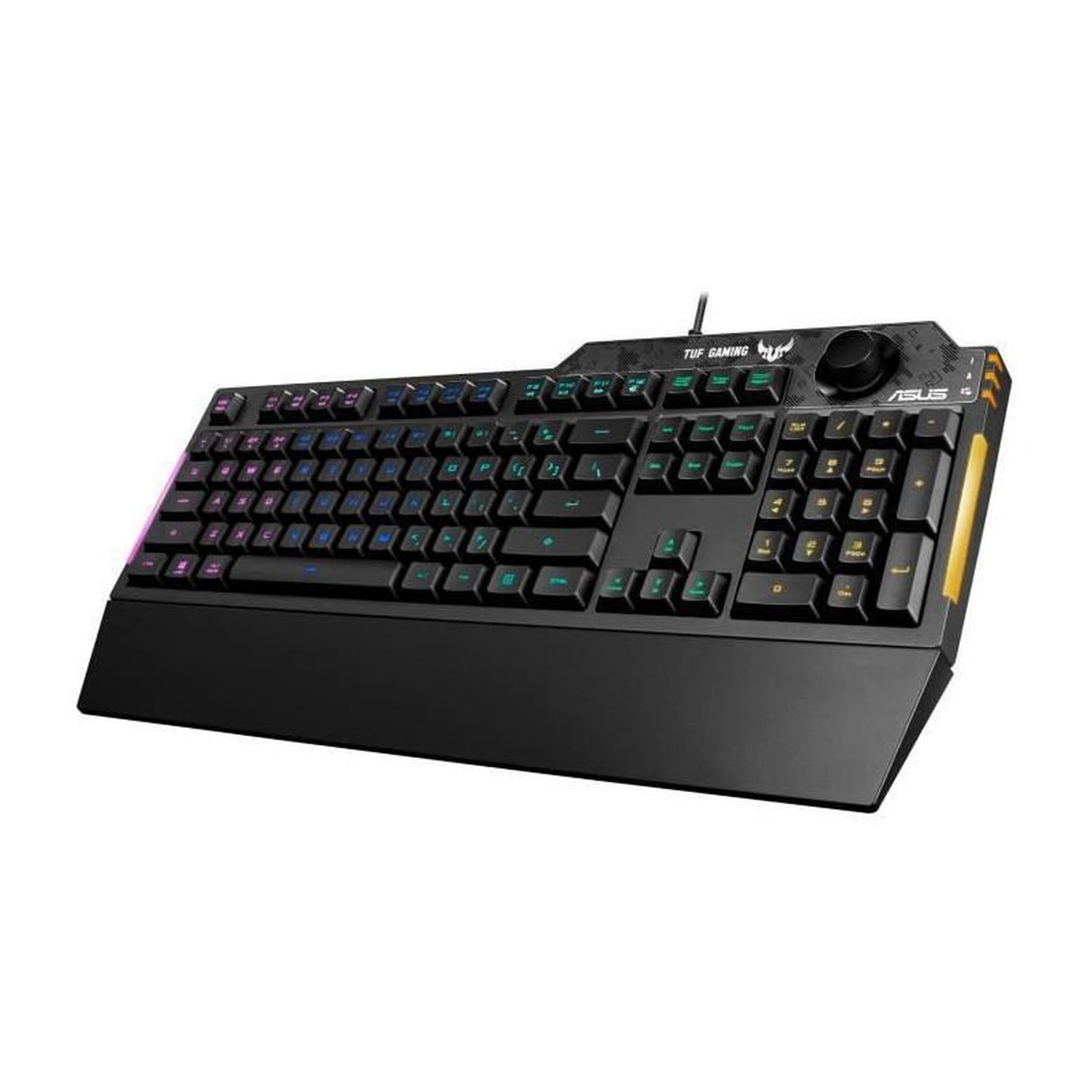 Voir la diapositive 4 : ASUS ASUS Clavier Gaming TUF K1 - Membrane RGB Aura Sync AZERTY