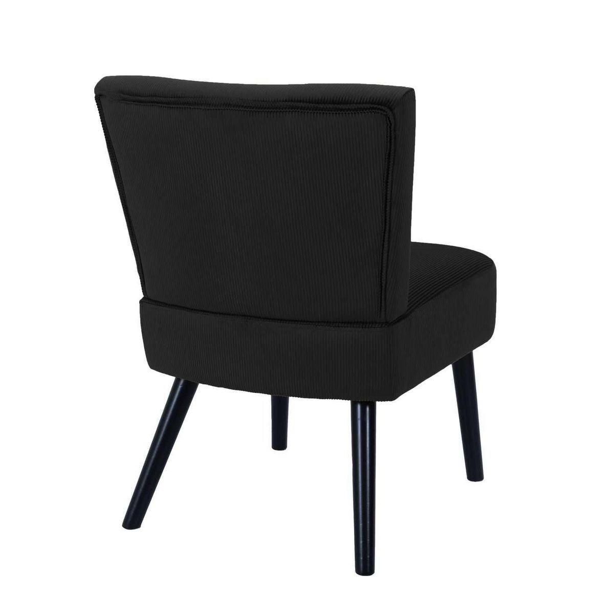 The Home Deco Factory Fauteuil crapaud en velours Giulia