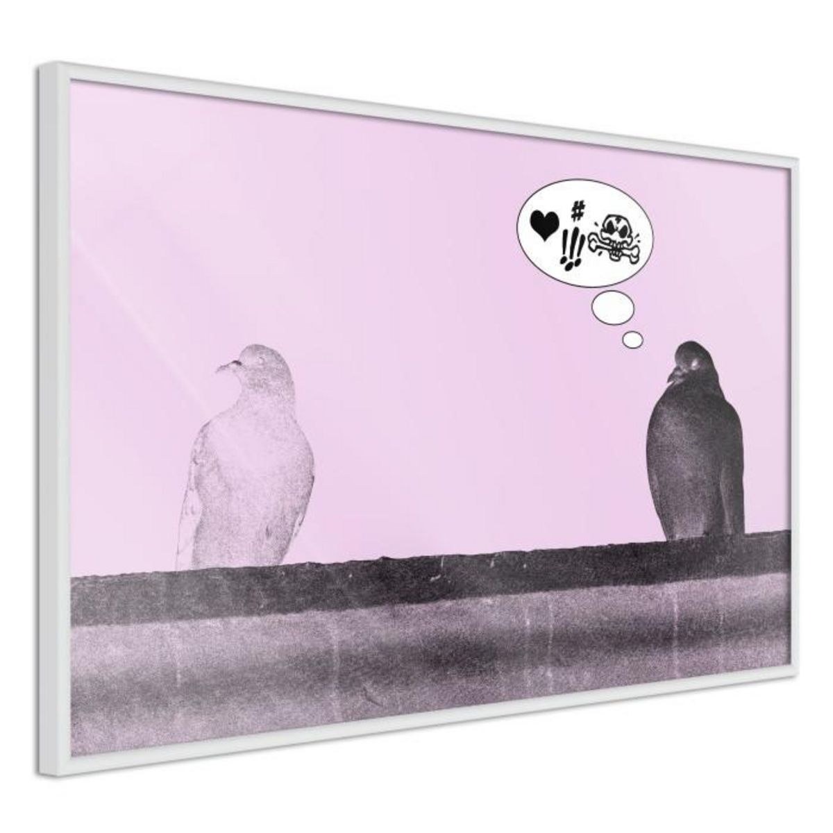 Paris Prix Affiche Murale Encadrée  Rough Love