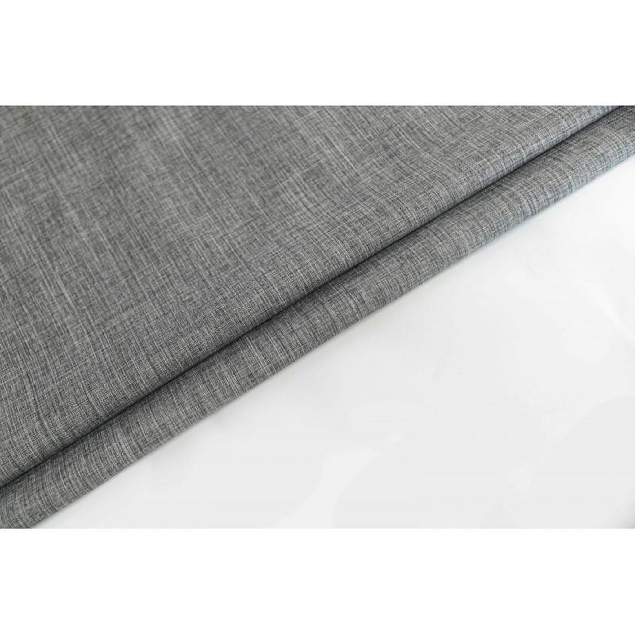 Voir la diapositive 5 : UNIVERS DECOR Nappe antitache unie anthracite rectangulaire 145 x 240 cm - gris -