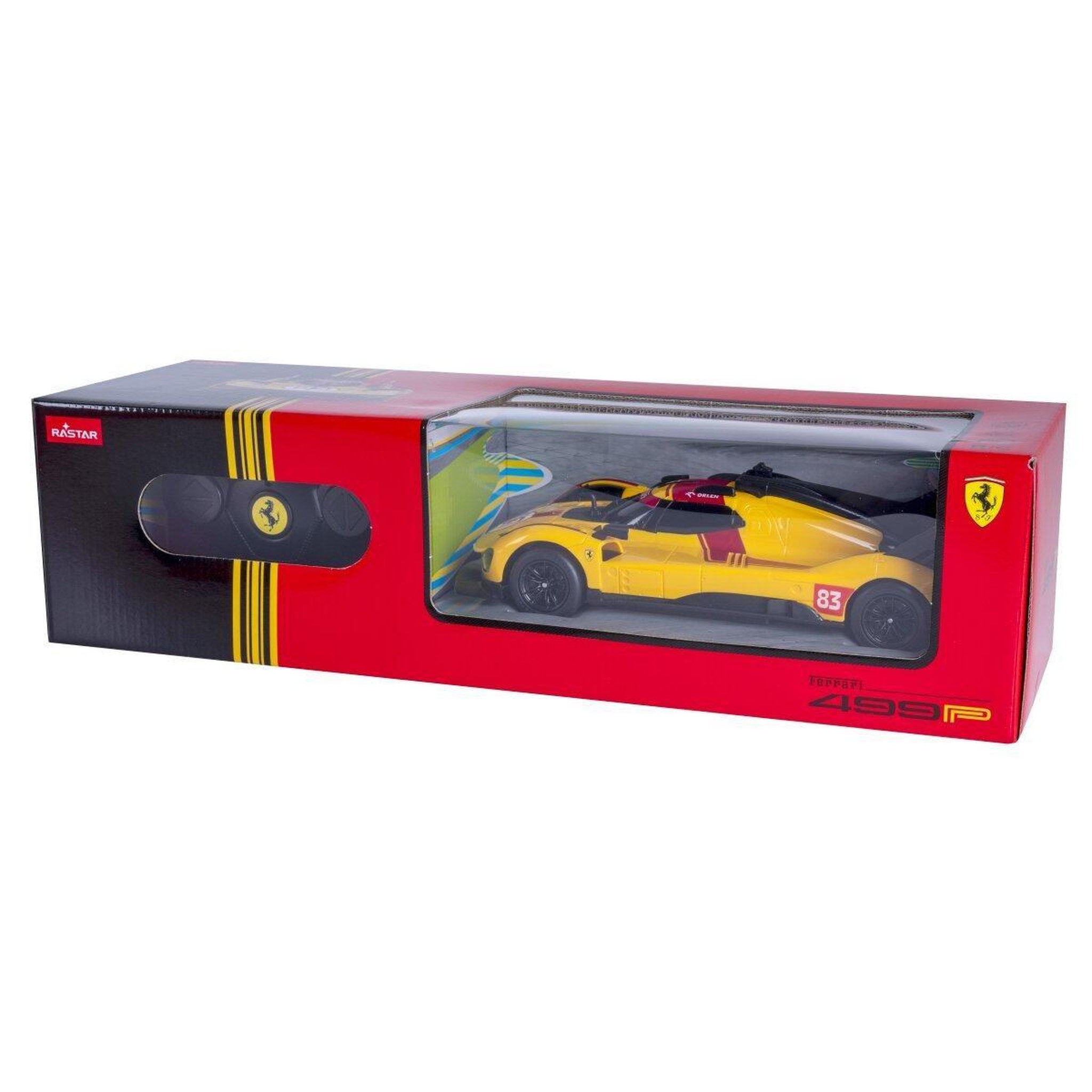 Voir la diapositive 3 : Jamara Voiture télécommandée ferrari 499p-n83 1:24 jaune 2,4ghz
