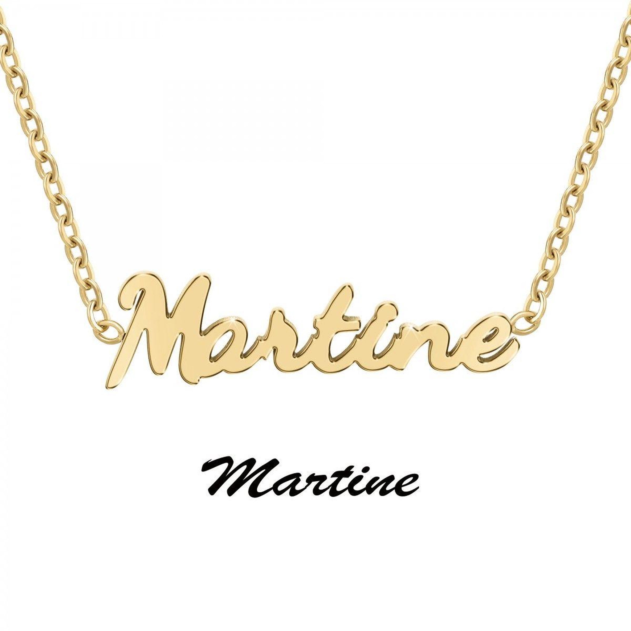 Voir la diapositive 3 : SC CRYSTAL Martine - Collier prénom
