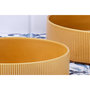 Voir la diapositive 6 : BJORN Saladier SCANDI Ø21,5cm et Ø27,5cm - 2 pièces - Ocre