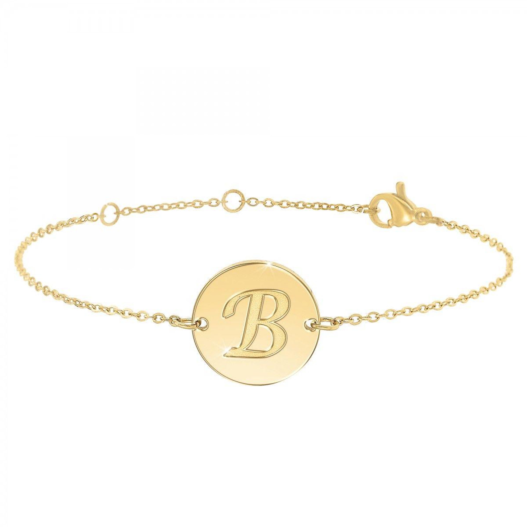 SC BOHEME Bracelet lettre B en acier inoxydable par SC Bohème