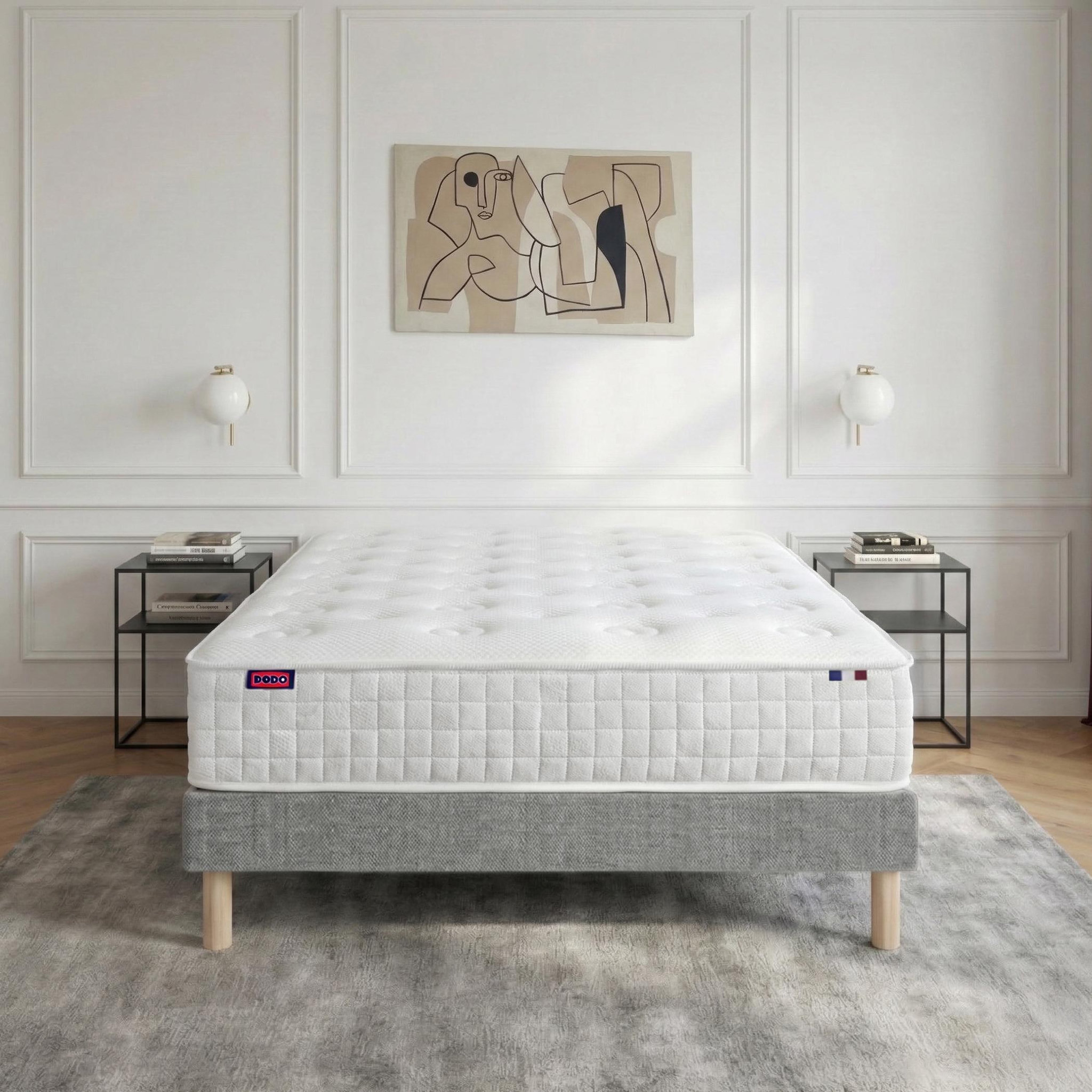 DODO Matelas PLÉNITUDE. Coloris disponibles : Blanc