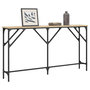 Voir la diapositive 3 : VIDAXL Table console chene sonoma 140x23x75 cm bois d'ingenierie
