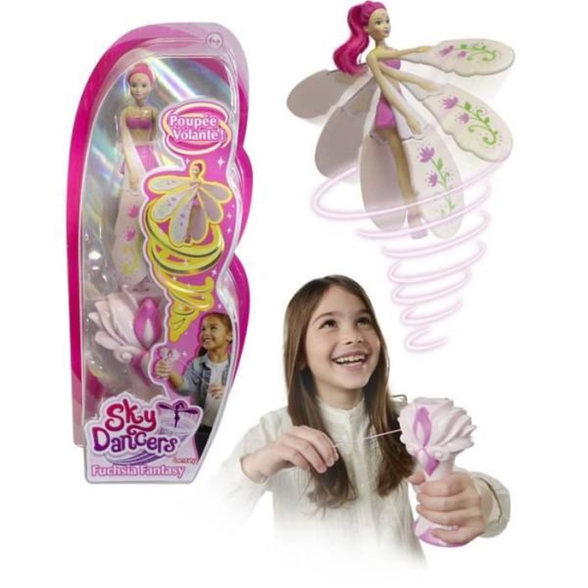 LANSAY Sky dancers - LANSAY - Fuchsia Fantasy - Poupée volante - Des 6 ans