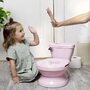 Voir la diapositive 6 : MARKET24 INGENUITY Mini Toilette fille avec Réducteur de Toilette enfant inclus, Chasse d'eau musicale