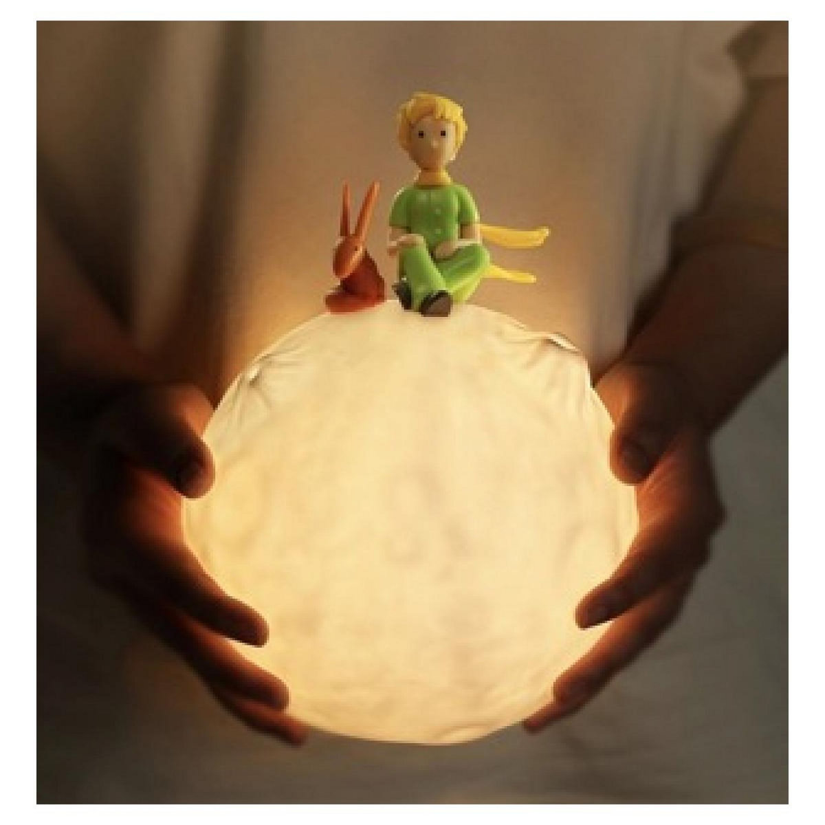 Trousselier Veilleuse - le Petit Prince© et le Renard - Veilleuse tactile - USB Rechargeable