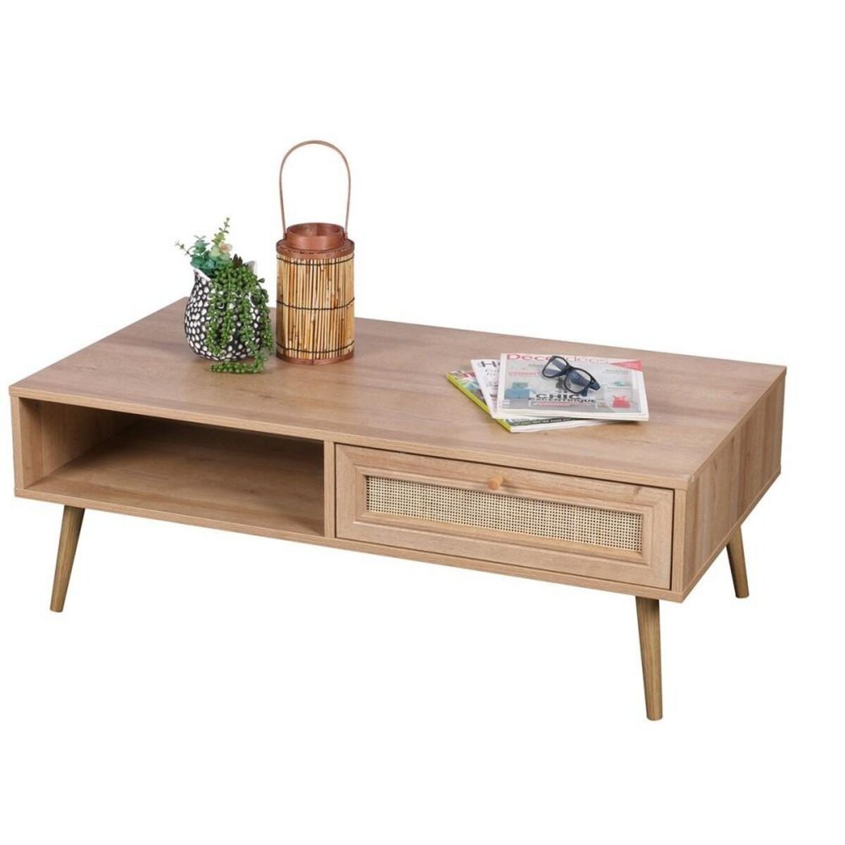 FORNORD Table basse 1 tiroir Bali